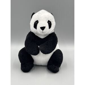 Tiger Tale Toys Panda Bear Plush 12” Stuffed Animal Black & White